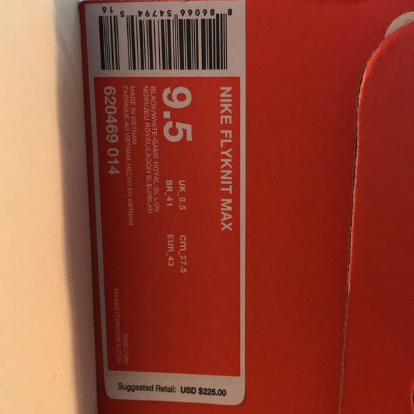 Nike flyknit max🔥🔥size 9.5 - Picture 7 of 7